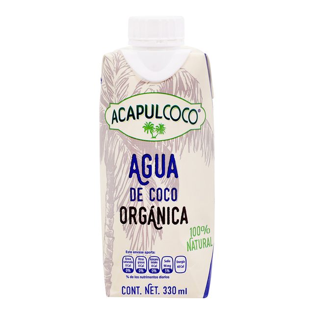 Acapulcoco Organic Coconut Water 330 ml