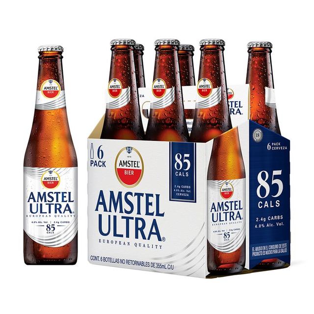 Amstel Ultra 12 Pack Bottles 355 ml