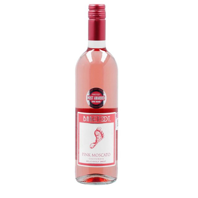 Barefoot Pink Moscato Sparkling (California) 750 ml