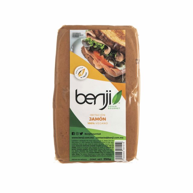 Benji Vegan Ham 250 g - grocery delivery to your Los Cabos villa