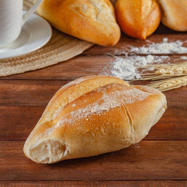 Bolillo (Fresh Bread Roll), each