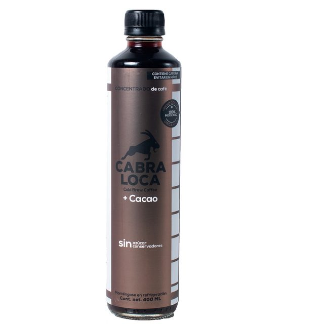 Cabra Loca Organic Cold Brew Coffee Concentrate, Cacao 400 ml