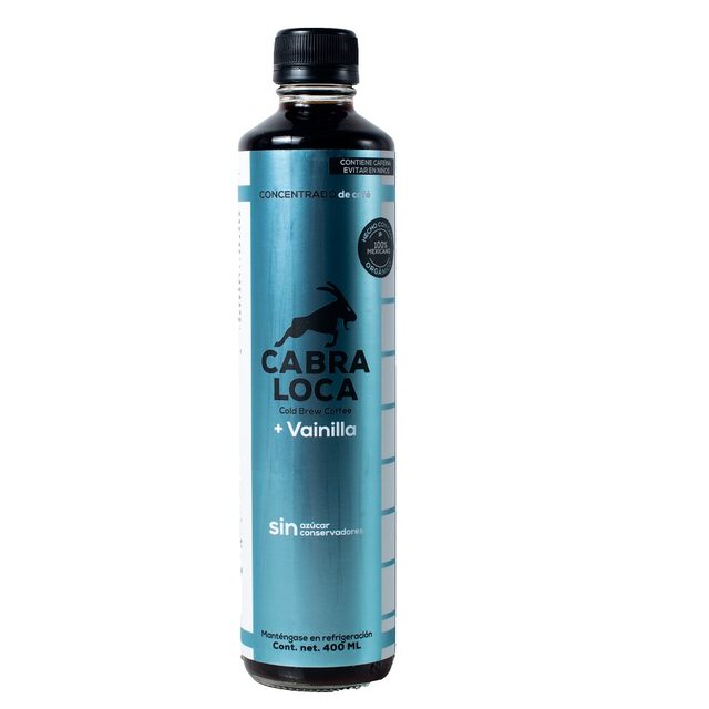 Cabra Loca Organic Cold Brew Coffee Concentrate, Vanilla 400 ml