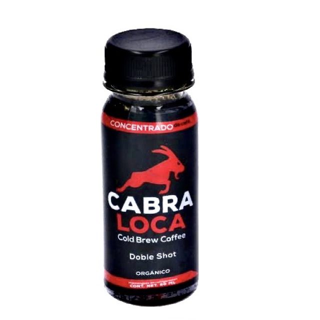 Cabra Loca Organic Cold Brew Coffee Double Shot, Cardamom 60 ml
