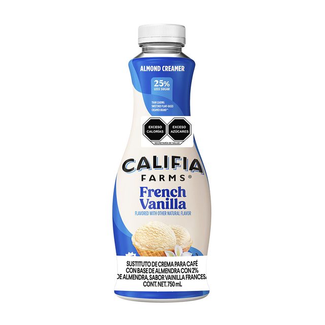 Califia Farms Better Half Almond Coffee Creamer, Vanilla 750 ml