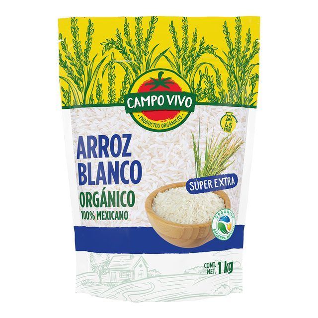 Campo Vivo Organic White Rice 1 kg