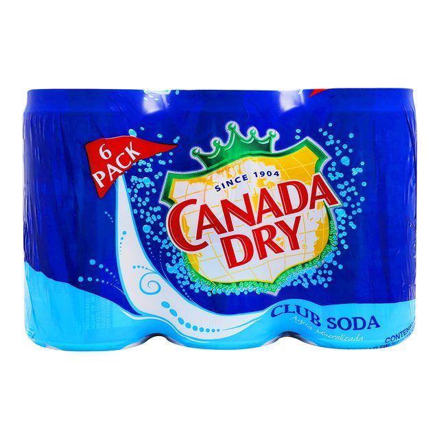 Canada Dry Club Soda 6 pack 237 ml