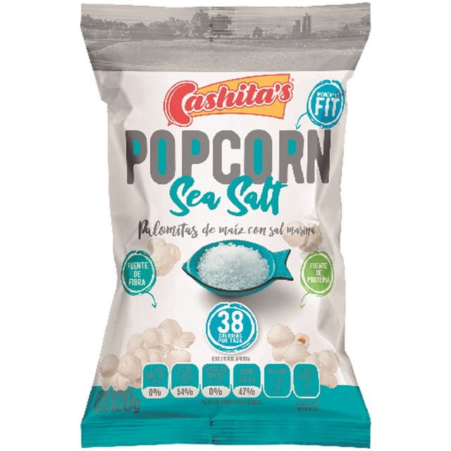 Cashitas Sea Salt Popcorn 120 g