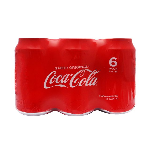 Coca Cola Original 6 Cans 355 ml