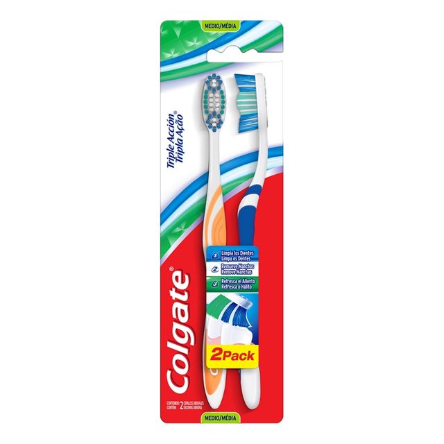 Colgate Triple Action Toothbrush (2-Pack)