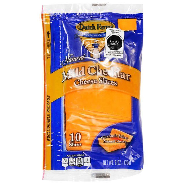 Dutch Farms Sliced Mild Cheddar 170 g