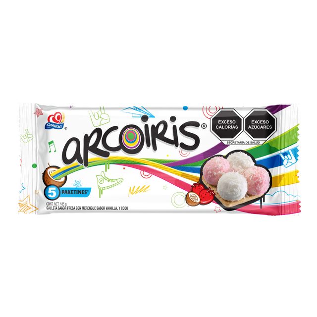 Gamesa Arcoiris Meringue Cookies 185 g