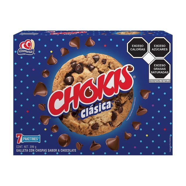 Gamesa Chokis Chocolate Chip Cookies 399 g