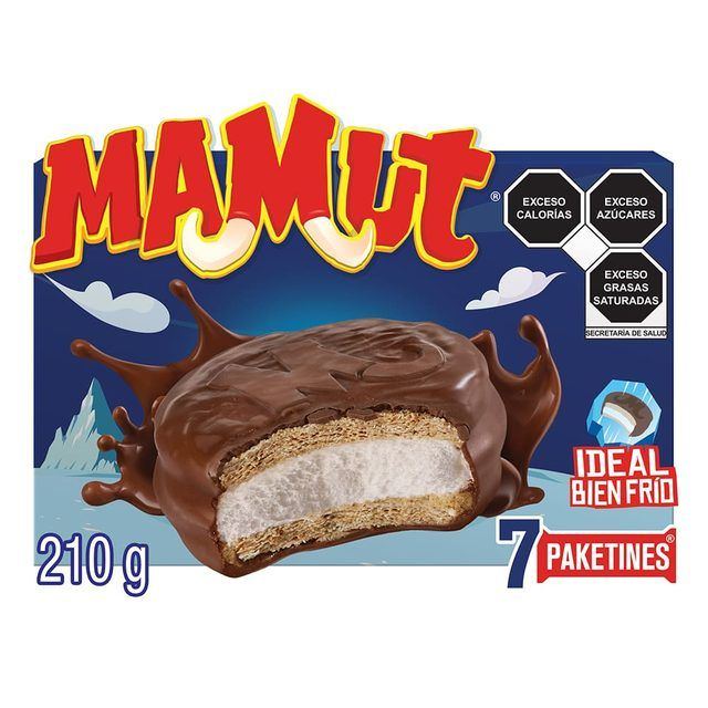 Gamesa Mamut Chocolate-Marshmallow Cookies Box 210 g