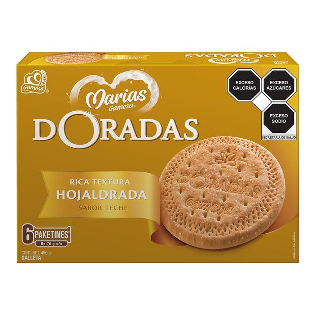 Gamesa Marías Doradas Cookies Box 456 g