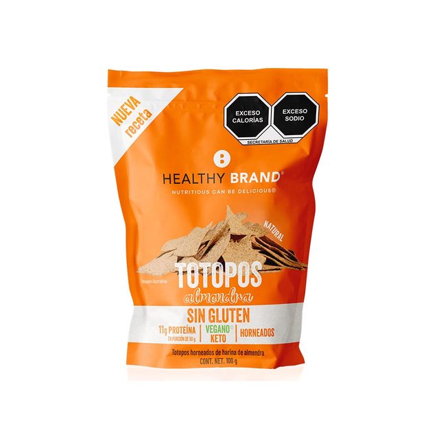 Healthy Brand Almond Flour Tortilla Chips 100 g