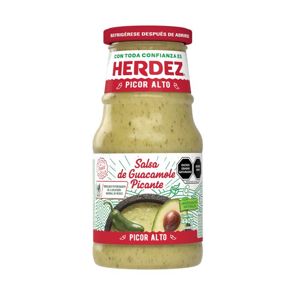 Herdez Guacamole Salsa, Spicy 440 g