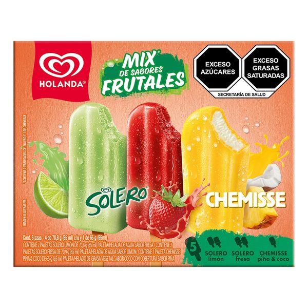 Holanda Fruit Ice Pops Mix 5-Pack