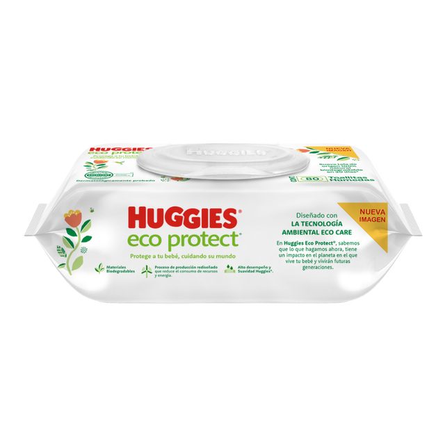 Huggies Eco Protect Baby Wipes (80-Count)
