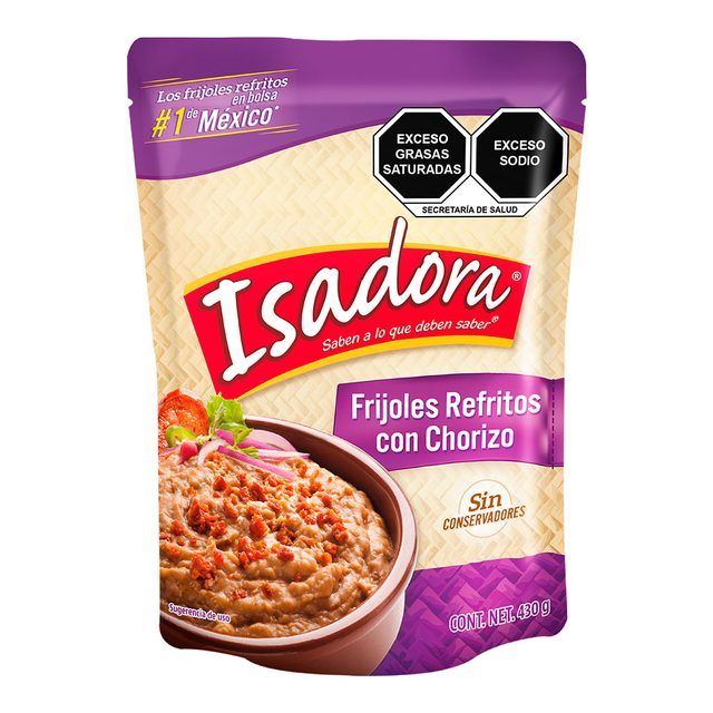 Isadora Refried Beans With Chorizo 430 g