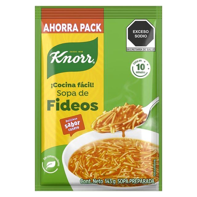 Knorr Instant Fideo Noodle Soup 143 g