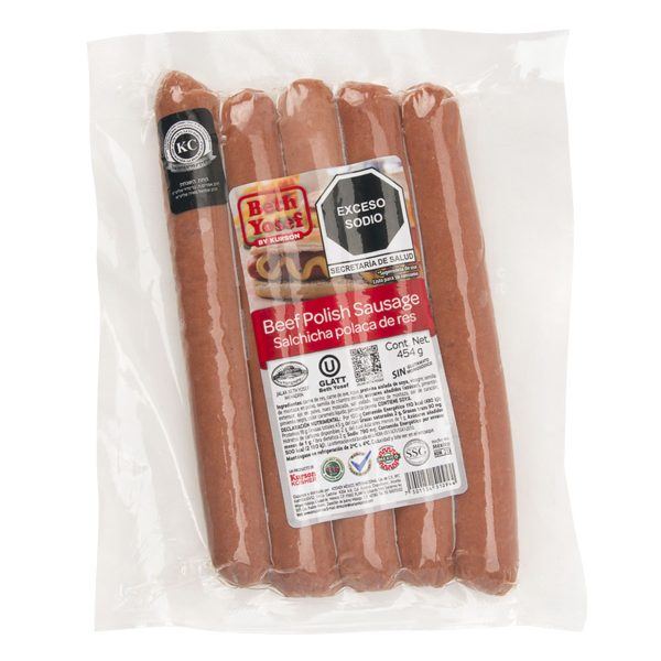 Kosher Polish Beef Sausage