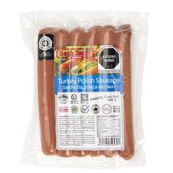 Kosher Polish Turkey Sausage
