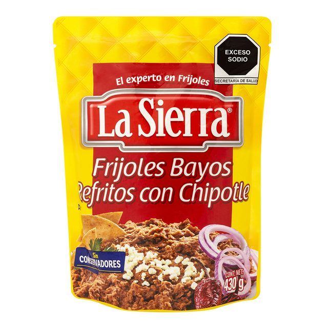 La Sierra Refried Beans With Chipotle 430 g