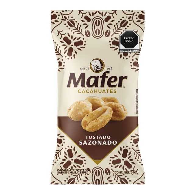 Mafer Roasted Seasoned Peanuts 240 g