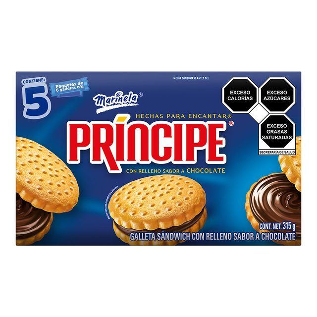 Marinela Príncipe Chocolate Sandwich Cookies 315 g