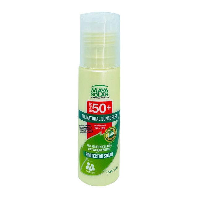 Maya Solar Reef-Safe Biodegradable SPF 50 Travel Size 75 ml