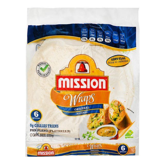Mission Burrito-Size Wraps 6-Pack 372 g