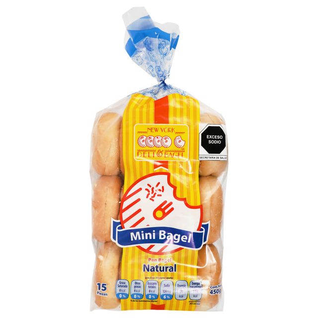 New York Style Frozen Mini Bagels 450 g