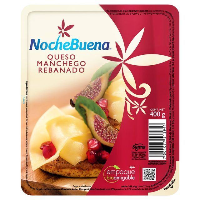 Noche Buena Sliced Manchego Cheese 400 g