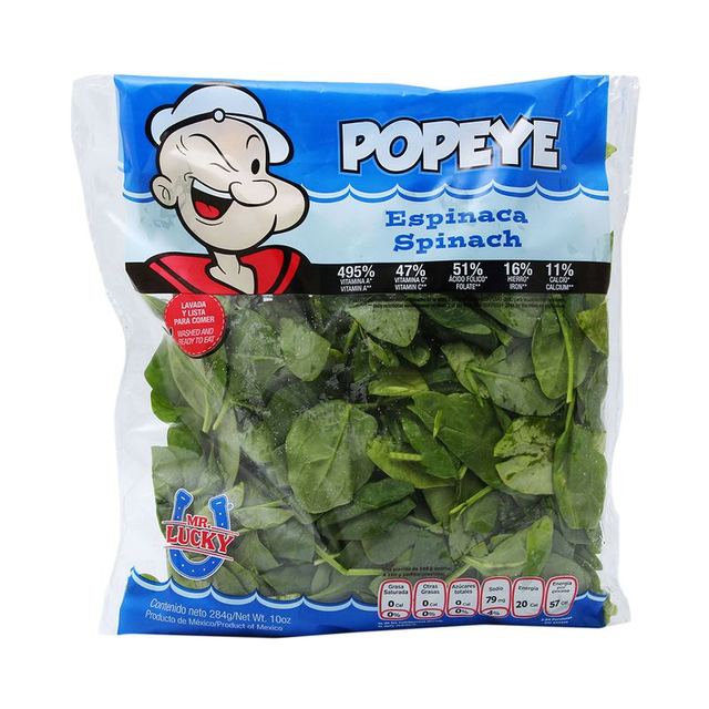 Popeye Spinach 284 g - grocery delivery to your Los Cabos villa
