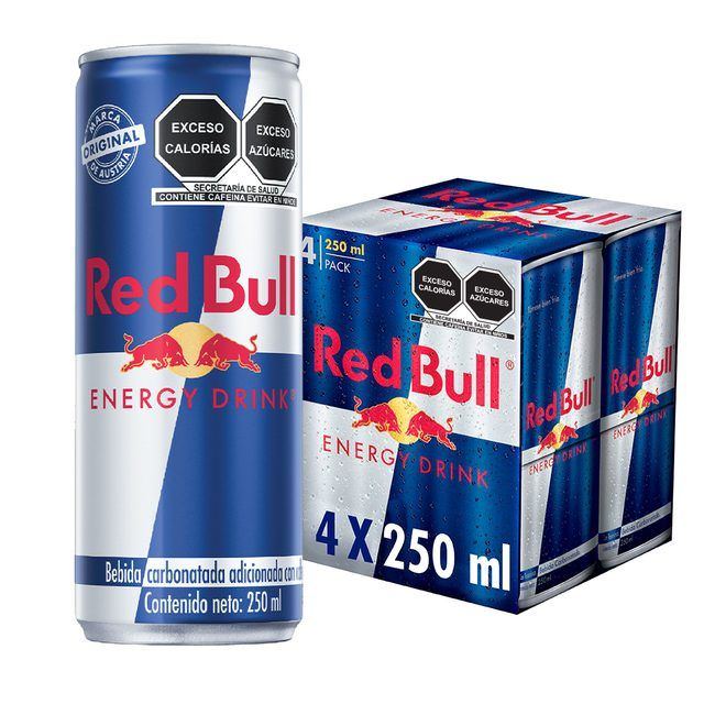 Red Bull Energy Drink 4-Pack (250 ml)