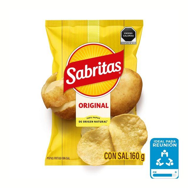 Sabritas Original Potato Chips 160 g