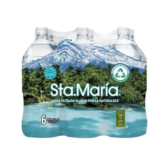 Santa Maria Spring Water 6-Pack 1 L