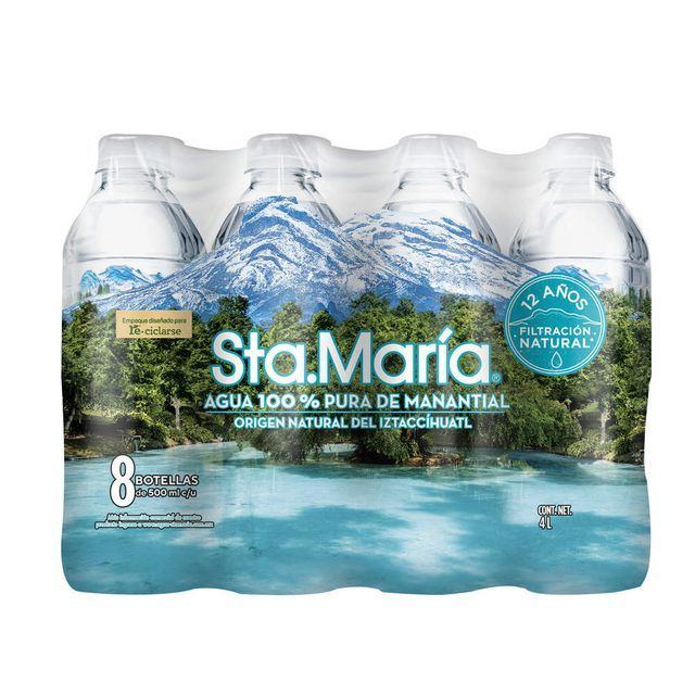 Santa Maria Spring Water 8-Pack 500 ml