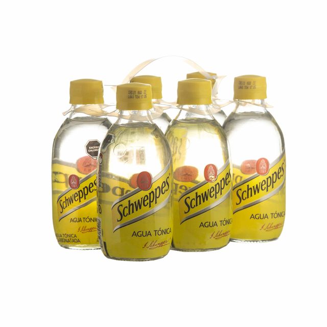 Schweppes Tonic Water Glass Pack 296 ml