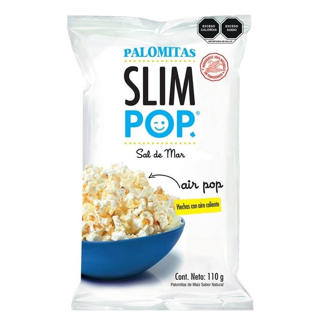 Slimpop Sea Salt Popcorn 110 g