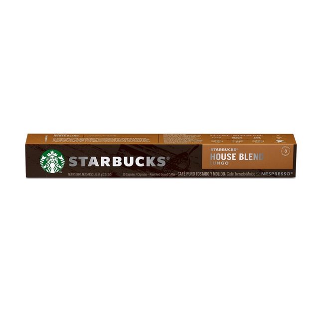 Starbucks House Blend Capsules, Nespresso-Compatible (10-Pack)