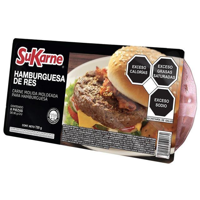 Sukarne Beef Hamburger Patties 720 g