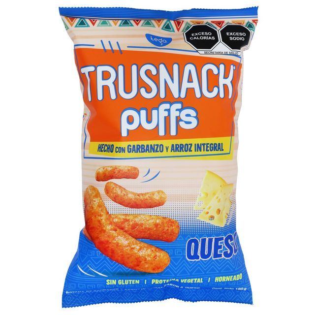 Trusnack Chickpea & Rice Cheese-Flavor Snack 180 g